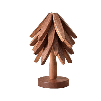 Edle Baum Untersetzer In Holzoptik