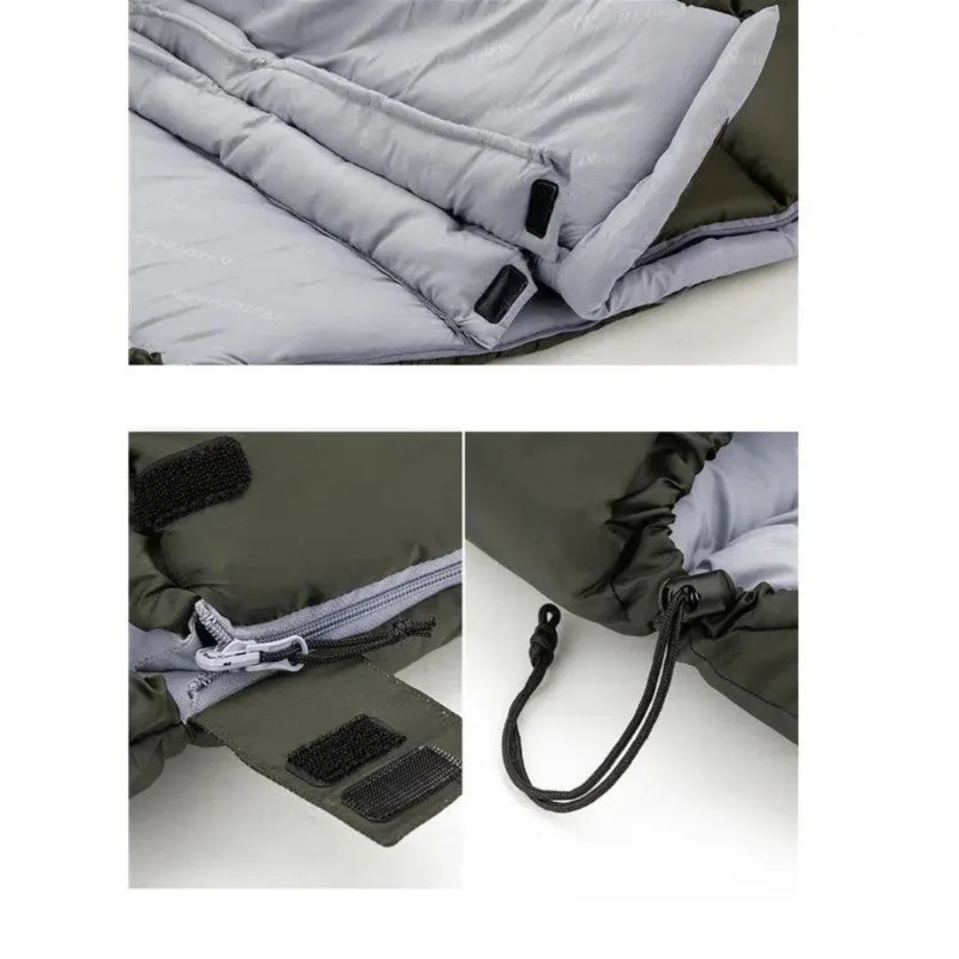 Wärmeisolierter Schlafsack für Camping – Ultraleichter Outdoor-Schlafsack für Kalte Nächte