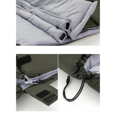 Wärmeisolierter Schlafsack für Camping – Ultraleichter Outdoor-Schlafsack für Kalte Nächte