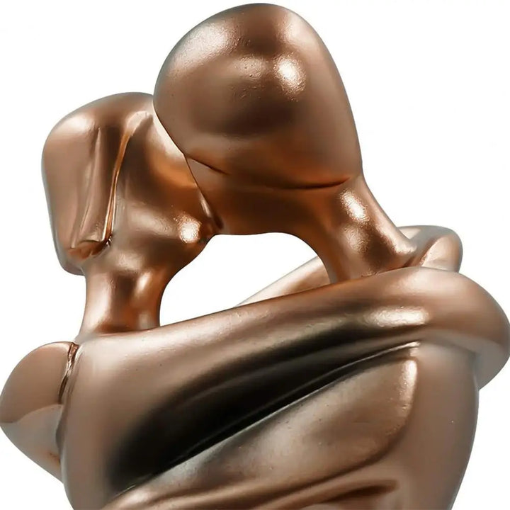 Moderne Liebespaar Skulptur – Symbol der Verbundenheit