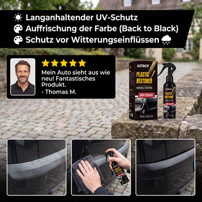Kunststoff- & Zierleisten-Aufbereiter fürs Auto mit UV-Schutz