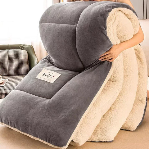 Premium Winterdecke Mit Doppelschicht Flanell-fleece