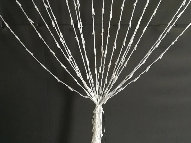 LED Lichtervorhang Mit Farbwechsel – Dekorative Lichterkette Für Fenster, Wände Und Partys