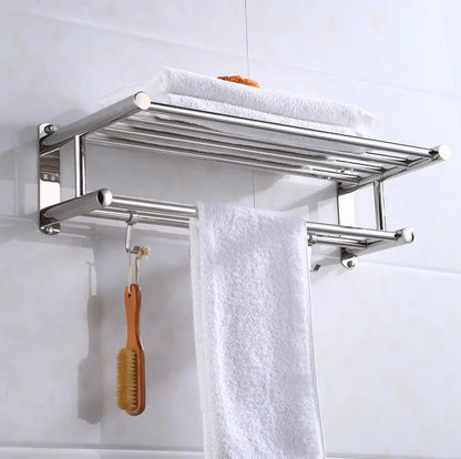 Hochwertiges Edelstahl Handtuchregal für Badezimmer