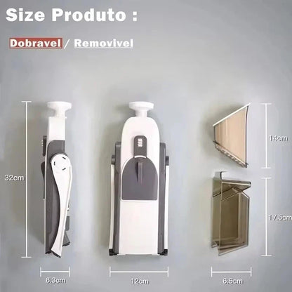 Sicherer 5-in-1 Gemüseschneider mit Auffangbehälter 1+1 Gratis