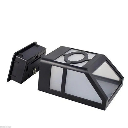 Solar Wandleuchte Mit LED – Moderne Außenbeleuchtung Für Garten Und Terrasse, Wandlampen