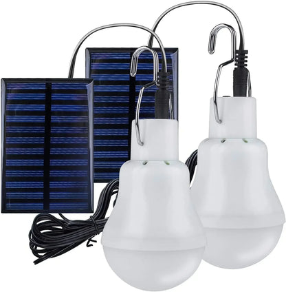 Solarlampe Mit Solarpanel – Energiesparende LED Lampe Für Innen- Und Außenbereich