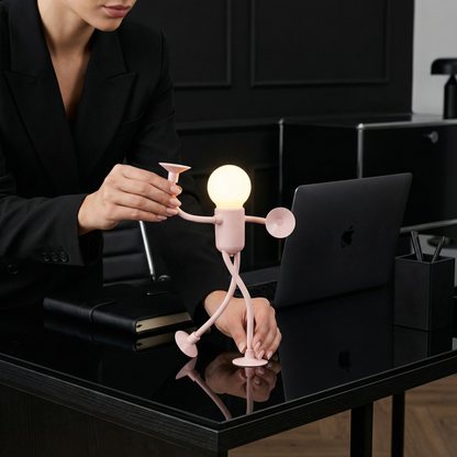 LED Lampe mit Saugnapf – Austauschbares und verspieltes Design für Dekoration