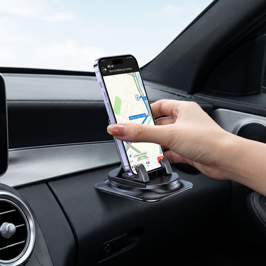 Auto-Handyhalterung – Rutschfester Smartphone-Halter für Armaturenbrett & Mittelkonsole