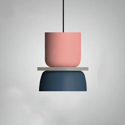 Farbenfrohe Macaron-Design LED-Pendellampe