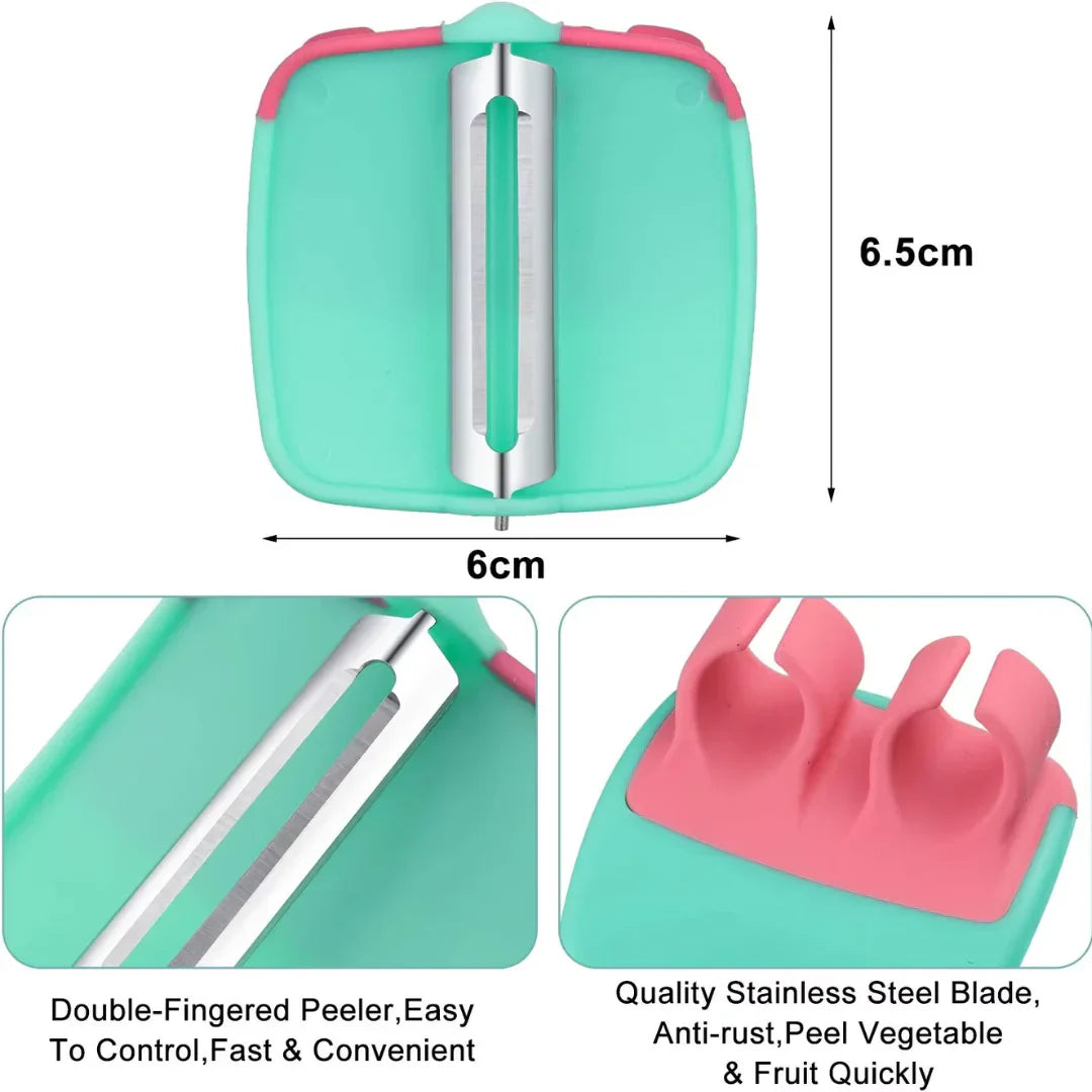 4 Teiliges Finger Gemüseschäler Set