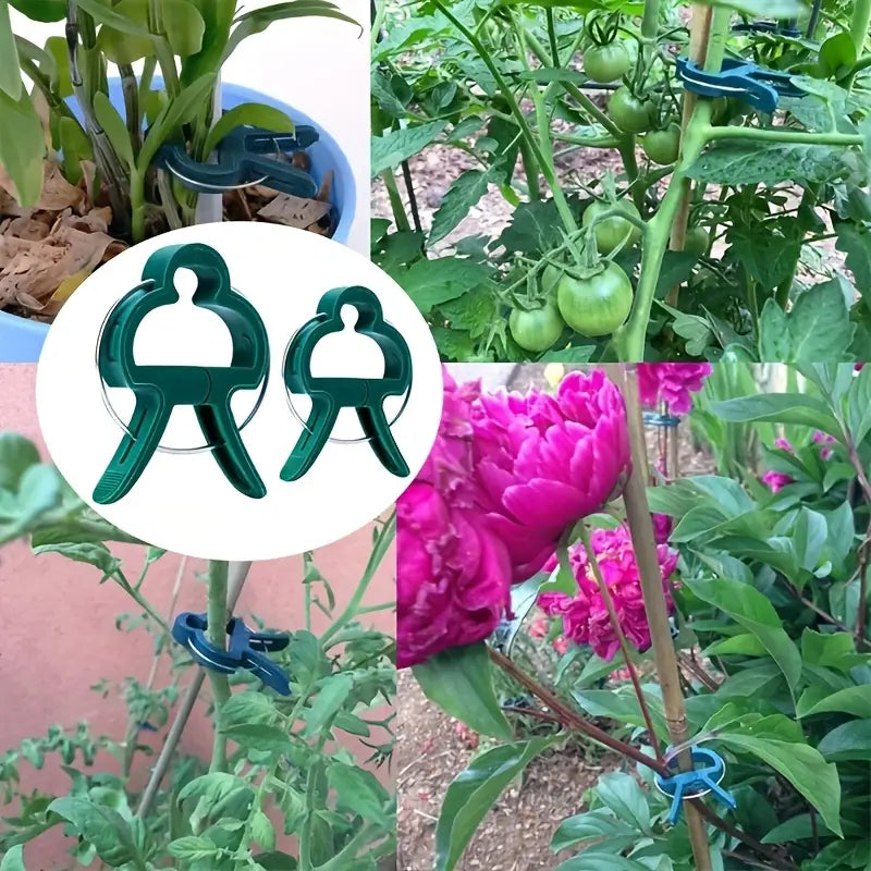 Gartenclip-Set – Pflanzenschlaufen für Pflanzenstützen und Gartenpflege