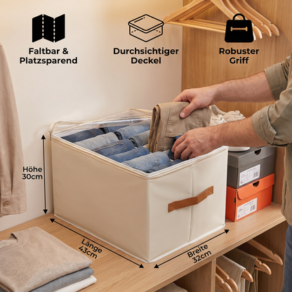 Faltbarer Schuh-Organizer mit einfachem Zugriff für die Aufbewahrung im Kleiderschrank