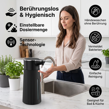 Berührungsloser automatischer Sensor-Seifenspender mit einstellbarer Dosiermenge