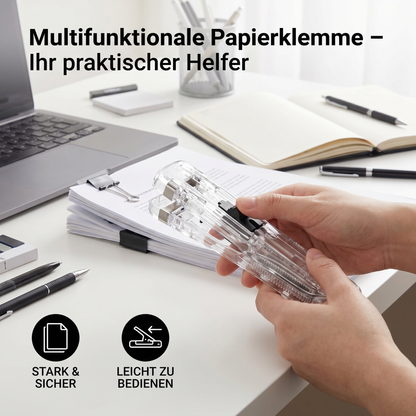 Multifunktionale Papierklemme - Praktischer Helfer für Dokumente und Unterlagen