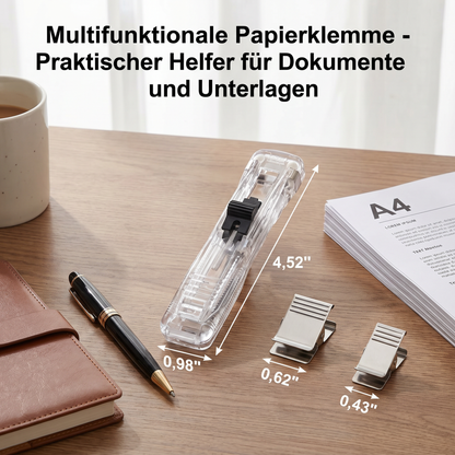Multifunktionale Papierklemme - Praktischer Helfer für Dokumente und Unterlagen