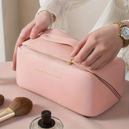 Reisefreundlicher Make-Up Organizer Mit Reißverschluss – Elegante Kosmetiktasche