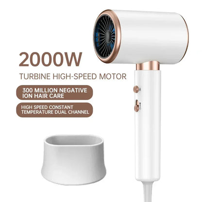 Hochleistungs- Haartrockner 2400w Mit Kalt- Und Warmluftfunktion -Ionentechnologie