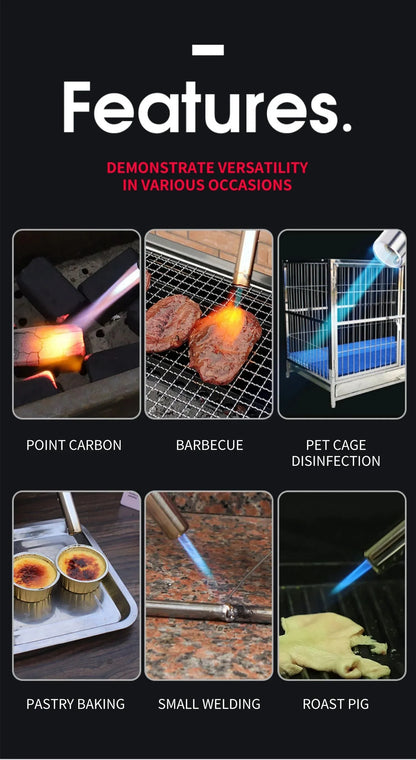 Tragbarer Butan Gasbrenner – Perfekt für BBQ, Camping und Küche
