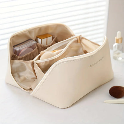 Reisefreundlicher Make-Up Organizer Mit Reißverschluss – Elegante Kosmetiktasche