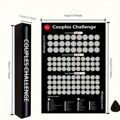 Liebes Challenge Rubbelkarten für Paare