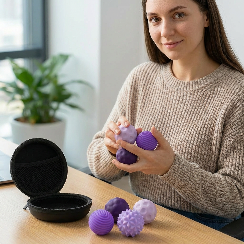 Magnetische Silikonkugeln – Sensorisches Beschäftigungsspielzeug für Stressabbau und Entspannung