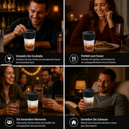 Wiederaufladbares elektrisches Cocktail-Smoker-Set