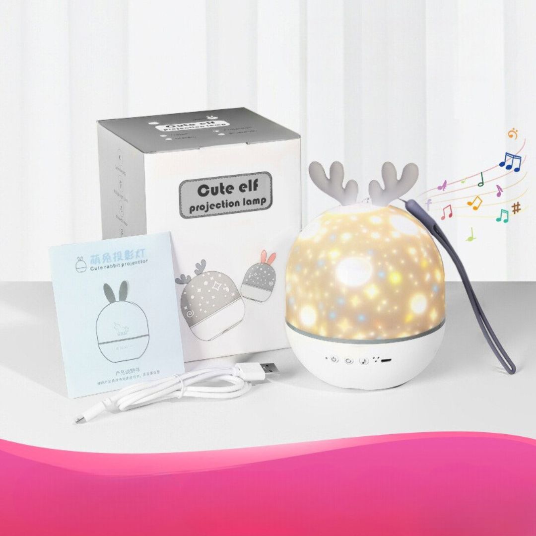 Magische Kinderzimmer-Lampe Mit Sterneneffekt