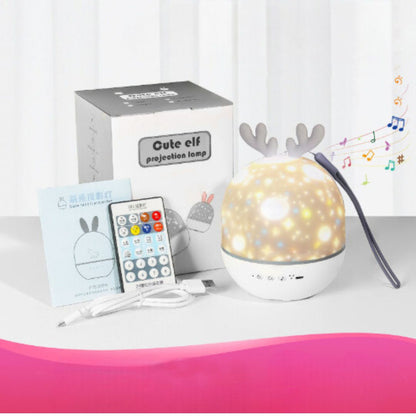 Magische Kinderzimmer-Lampe Mit Sterneneffekt