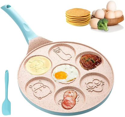Frühstücksbratpfanne für Kinder – Lustige Pfannkuchen und Spiegelei Formen