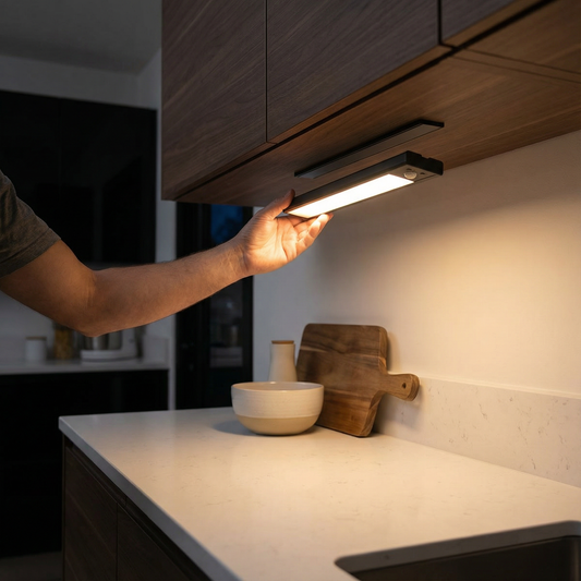 Kabellose LED-Unterbauleuchte mit Bewegungssensor – magnetisch & dimmbar