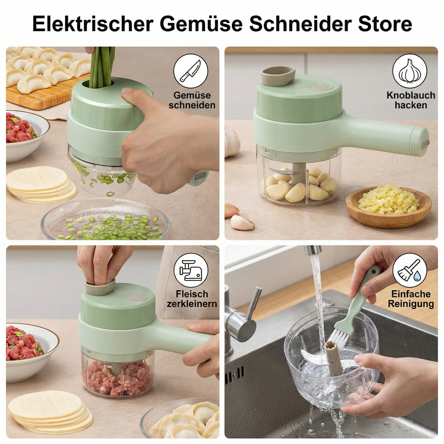 Elektrischer Gemüse Schneider