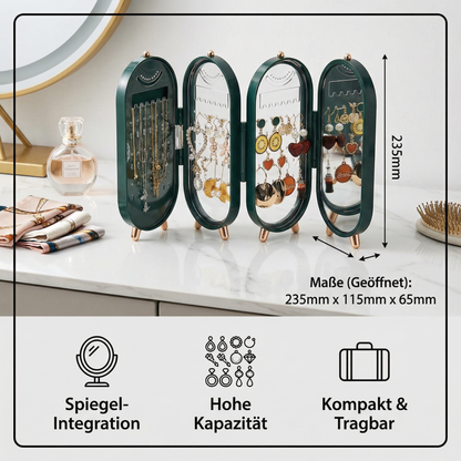 Elegante Schmuckaufbewahrungsbox mit Spiegel