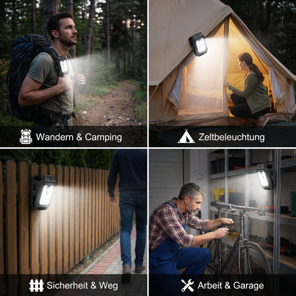 Praktische Klip Solar Lampe mit Bewegungssensor