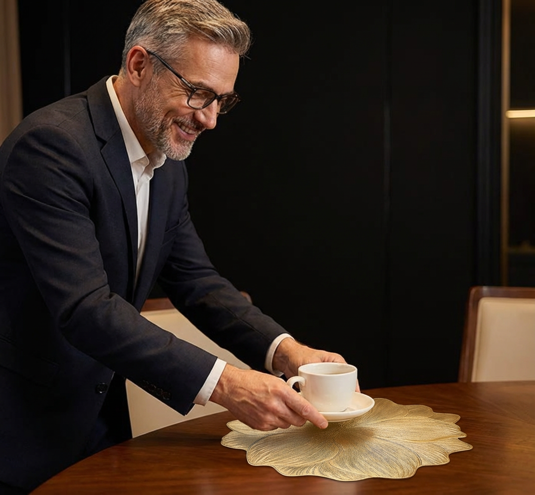 Kreatives Blumen Tisch Set - Wasserfest und Ölbeständig