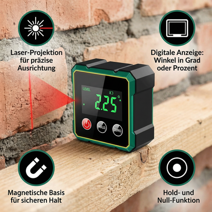 2in1 Digitaler Laser-Neigungsmesser