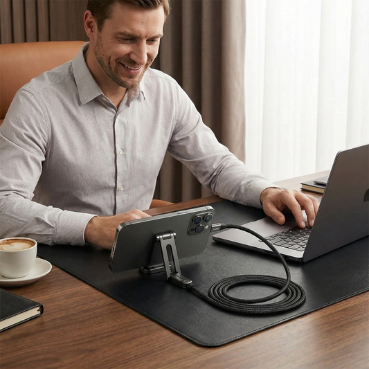 2in1 Faltbares Schnell Ladekabel und Telefon Ständer